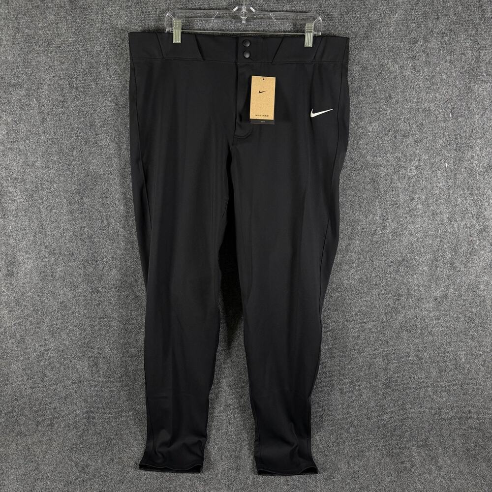 Nike Vapor Premier Baseball Pants Mens XL Black Dri-FIT ADV FZ1377-010 NWT